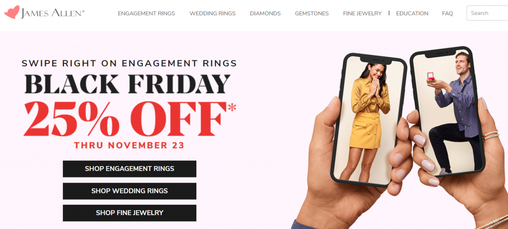 James Allen Black Friday Pre Christmas Sale