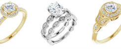 10k Lab Grown Diamonds Engagement Rings