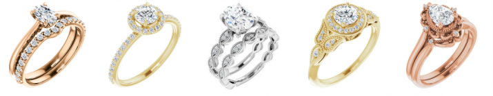 10k Lab Grown Diamonds Engagement Rings